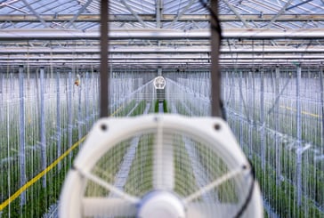 Ventilateur/Brasseur d'air suspendu pour serre tunnel