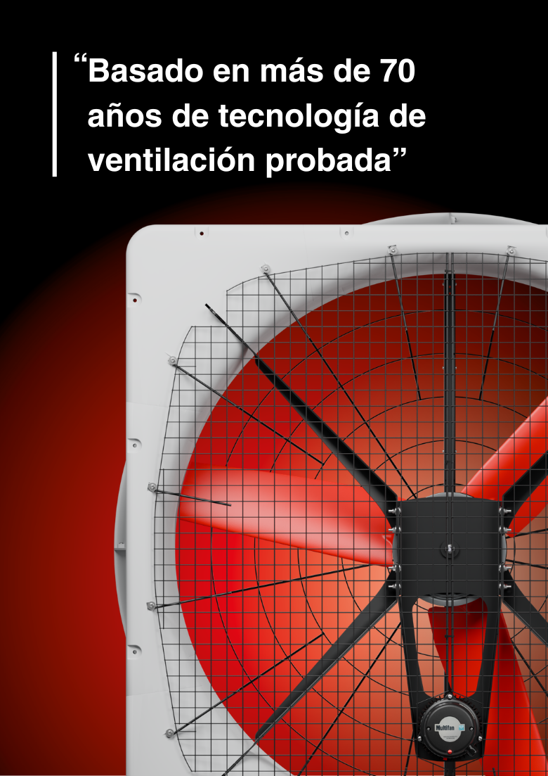 “Basado en más de 70 años de tecnología de ventilación probada”