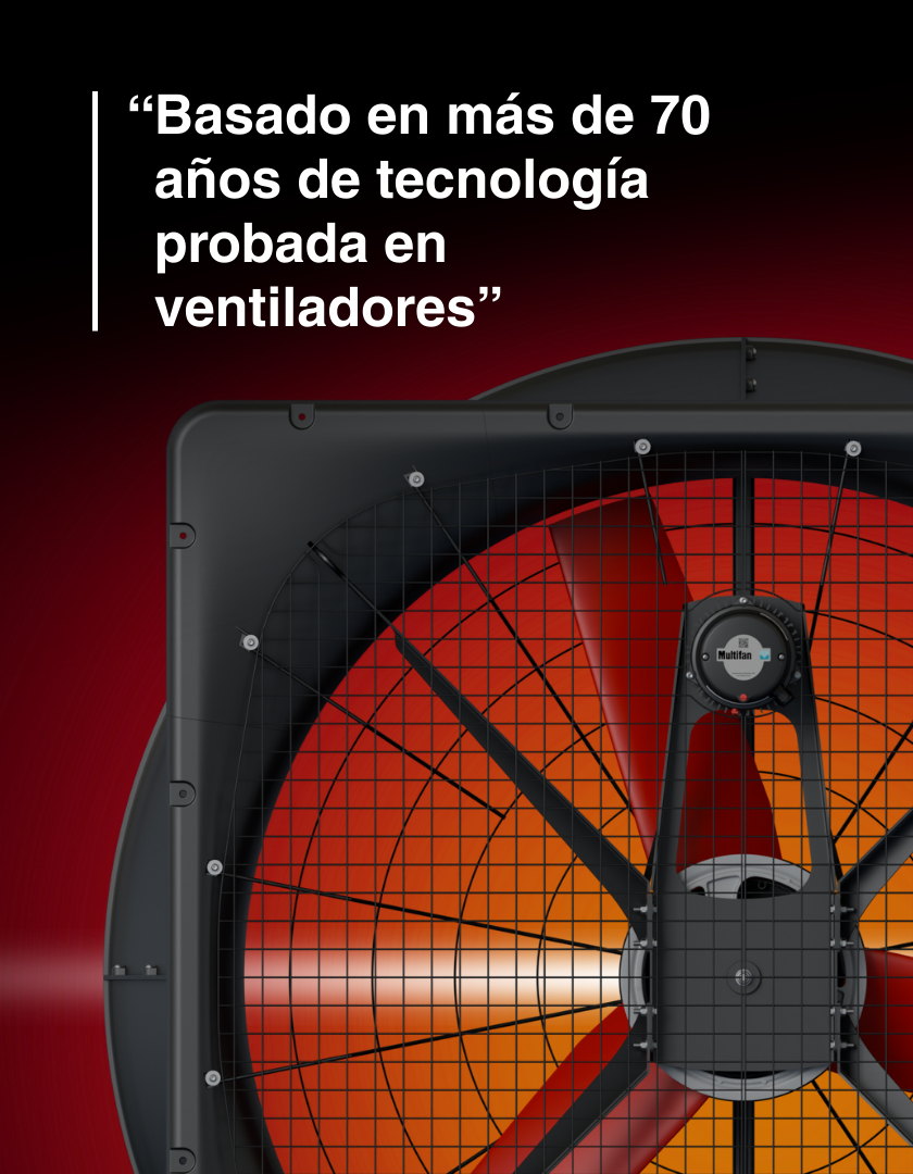 Built on over 70 years of proven fan technology - ES