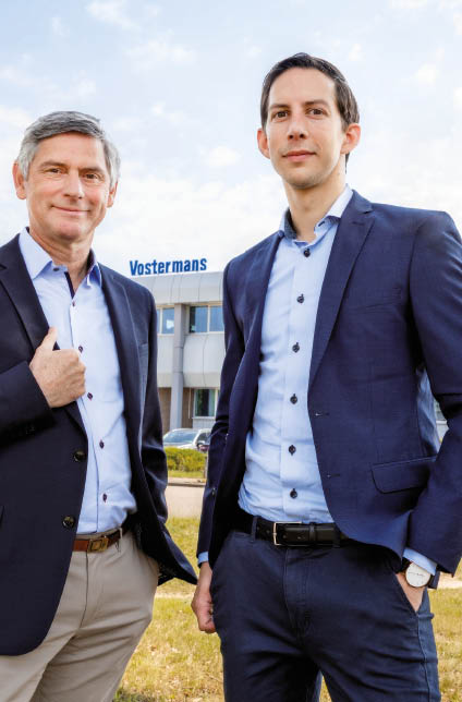 2012 La troisième génération Vostermans rejoint l'entreprise avec Joris Vostermans